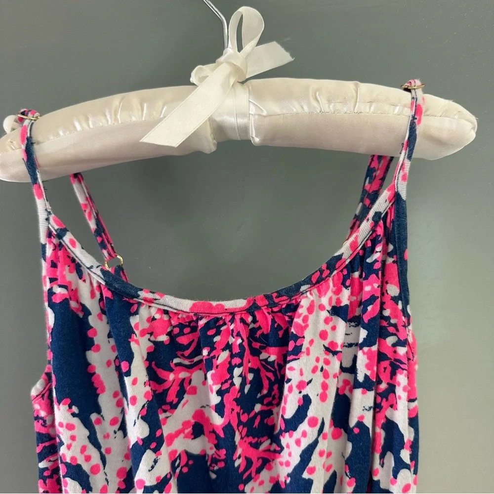 Lilly Pulitzer girls Aleene Romper “Nauti Navy Beyond the Sea” -summer